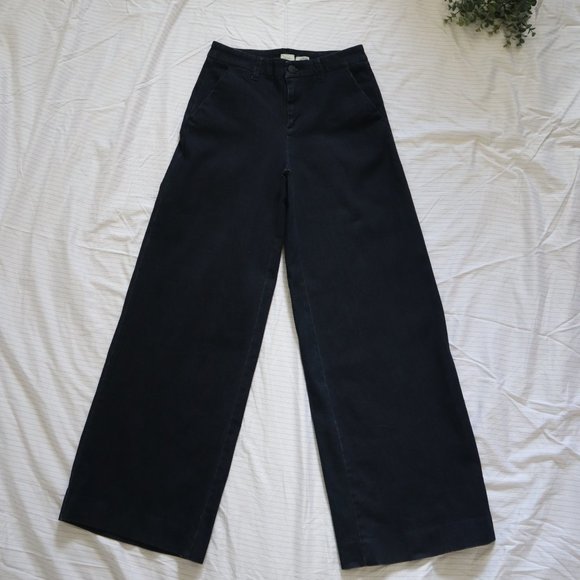 A NEW DAY Wide Leg High Rise Jeans Dark Wash 6 - Picture 4 of 12
